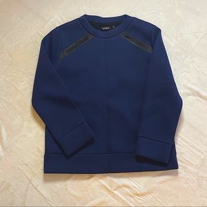 Saturday by Kate Spade Zipper Trimmed Sweatshirt